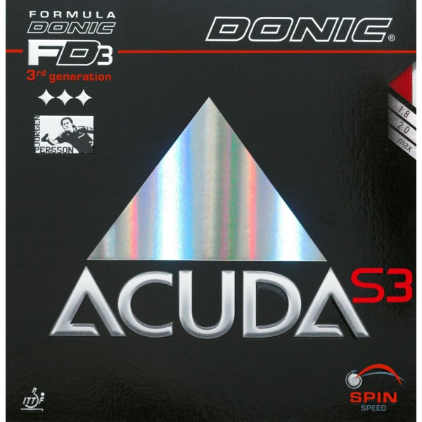 Donic Accuda S3 Table Tennis Rubber